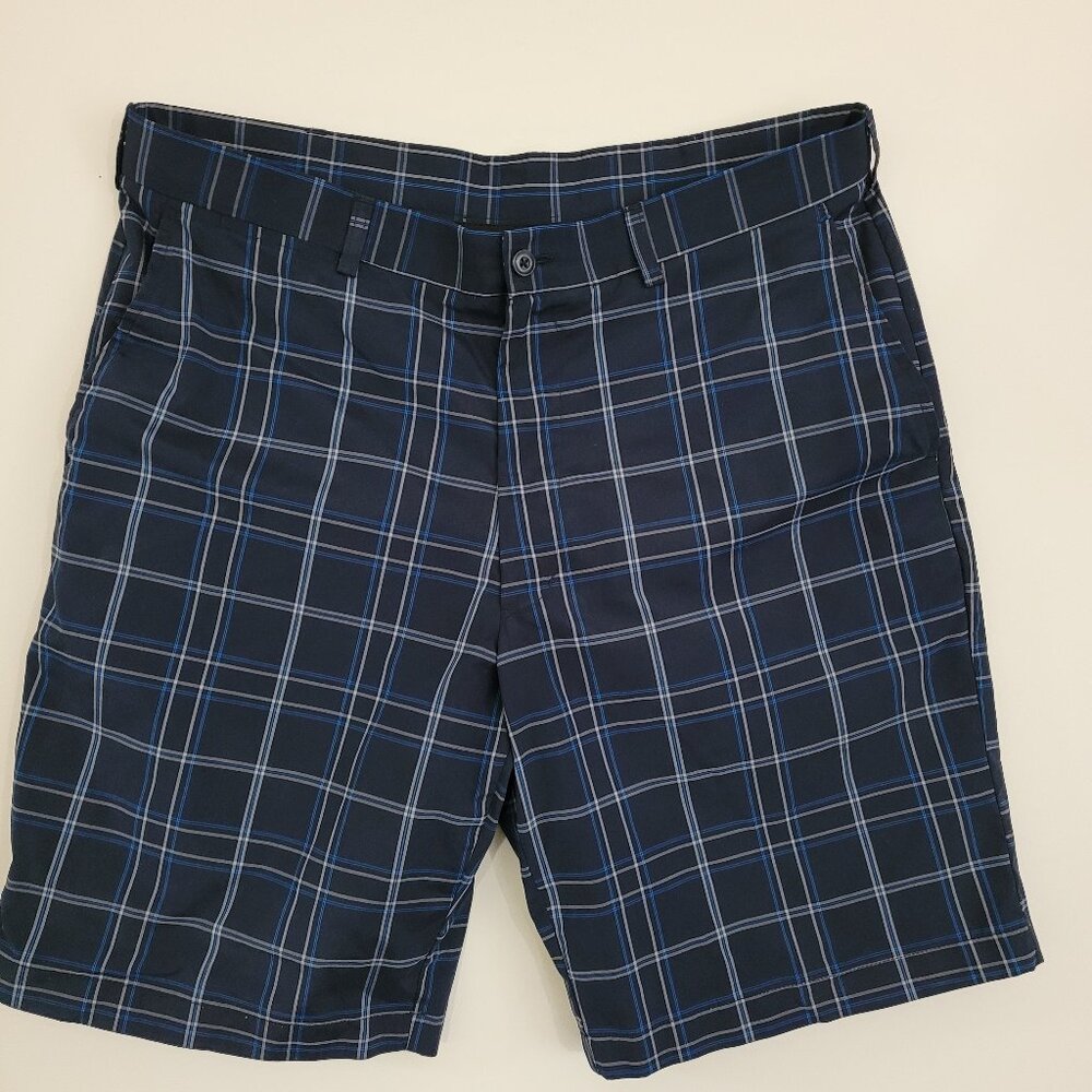Hogan Men's Plaid Hybrid Shorts - Navy, black